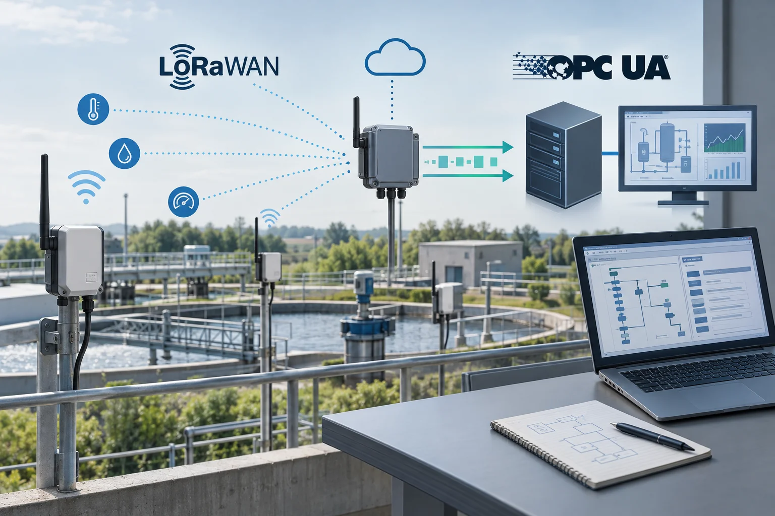 AI ilustrácia: OPC Foundation a LoRa Alliance oznámili pracovnú skupinu pre mapovanie LoRaWAN do OPC UA
